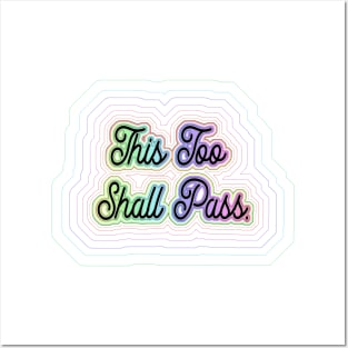 This Too Shall Pass_Rainbow. Posters and Art